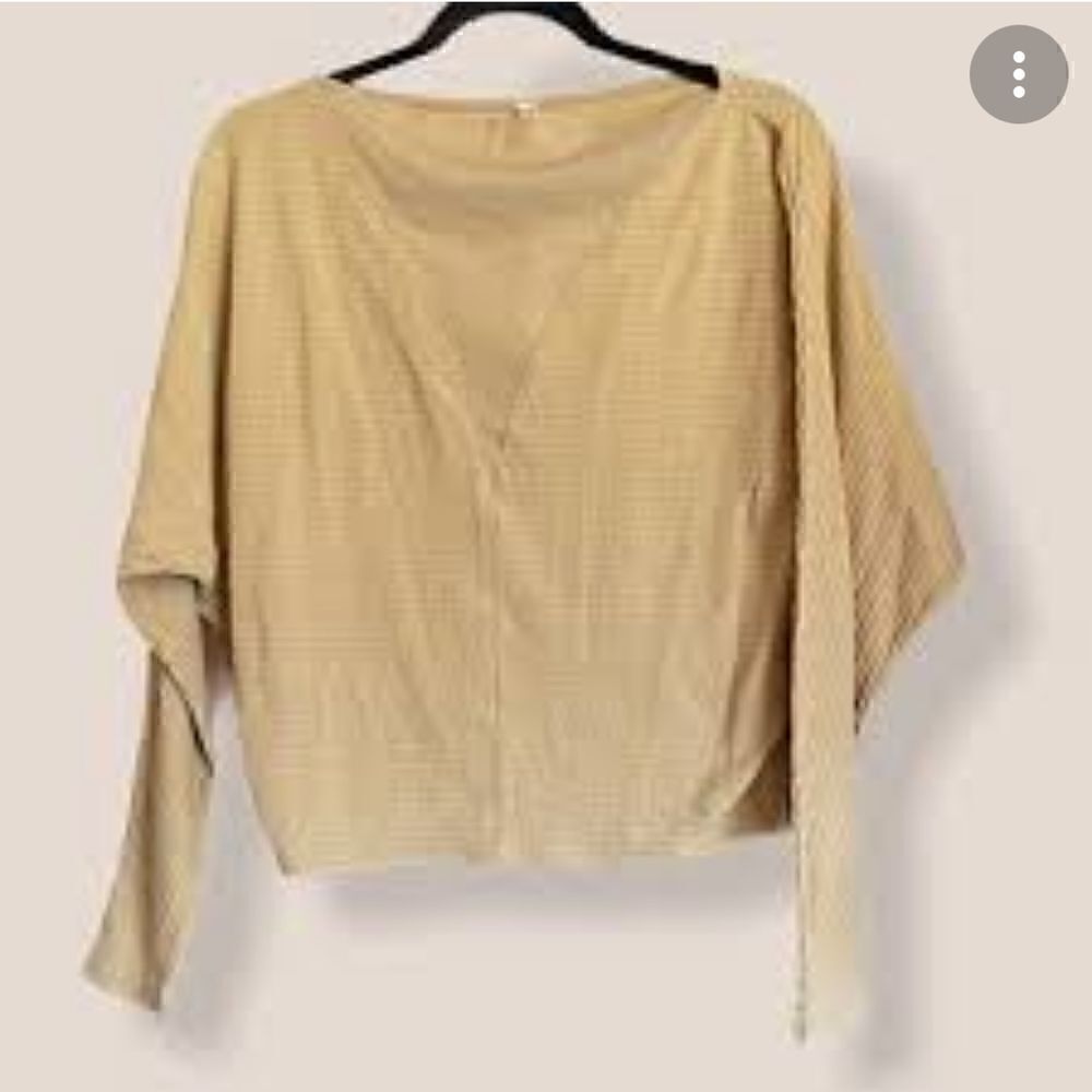 NWOT Free People Can’t handle this layer in brown XS